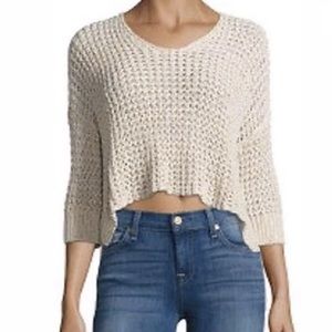 Eileen Fisher Open Knit High Low Sweater
